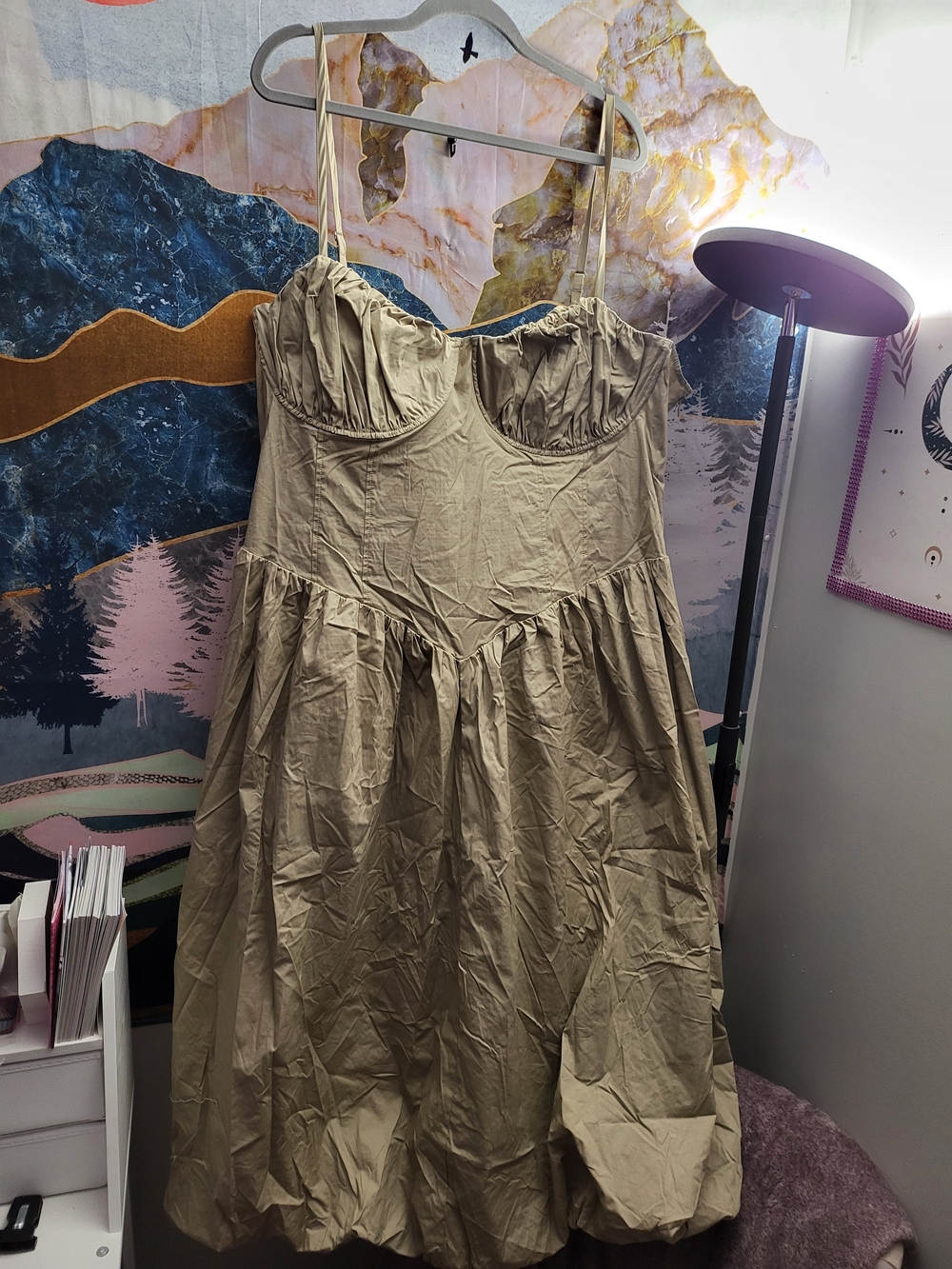 NWT Future Collective Bustier Midi Dress